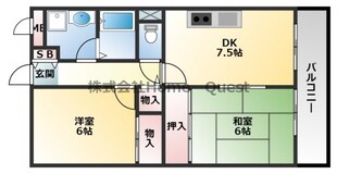 フェリス旭ヶ丘の物件間取画像